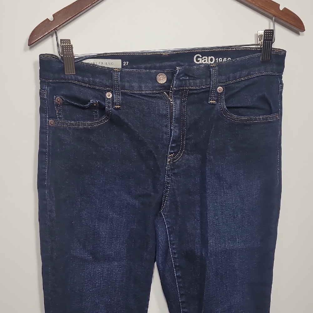 GAP Girlfriend Women's Midnight Blue Skinny Jeans